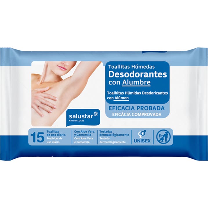 Salustar Toallitas Húmedas Desodorantes 15uds
