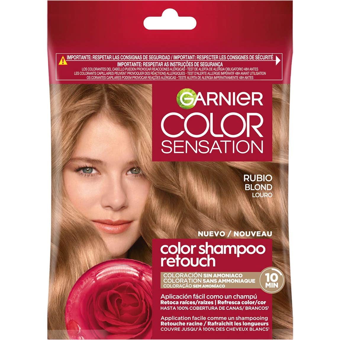 Garnier Color Sensation Color Shampoo Retouch 7.0 Blonde 3uds