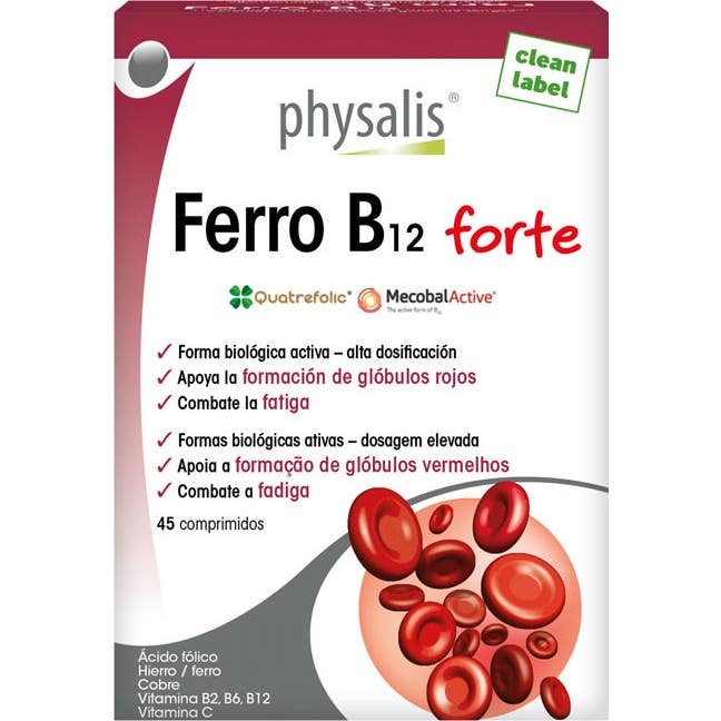Physalis Ferro B12 Forte 45comps