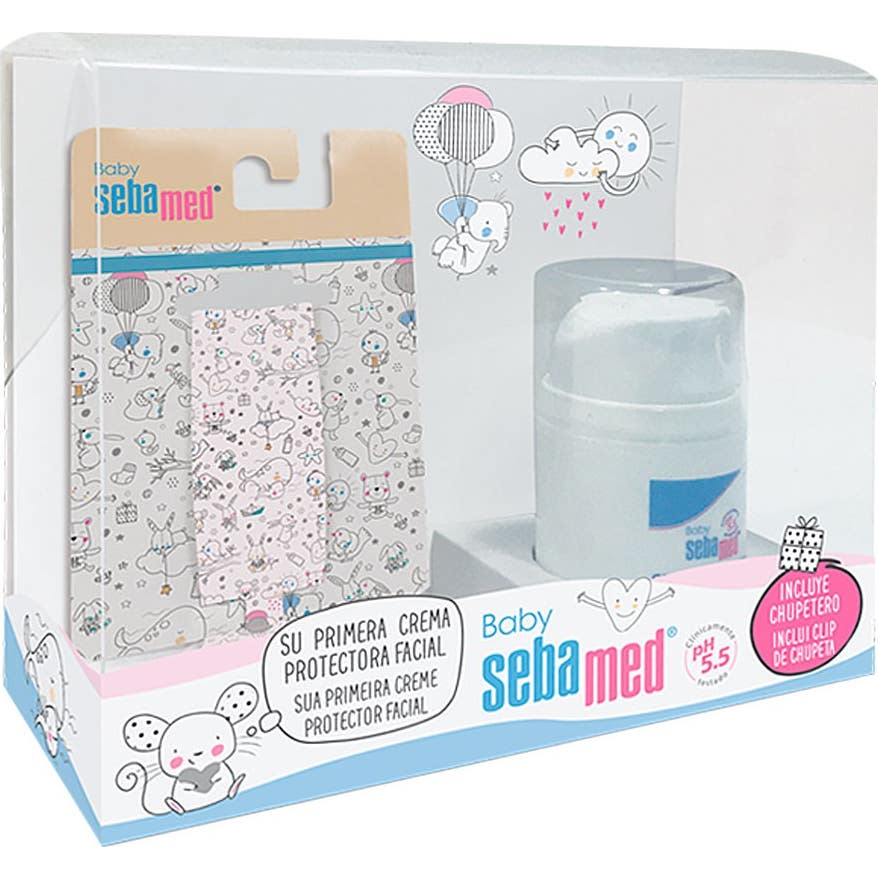 Sebamed Baby Crema Protectora Facial 50ml + Chupetero