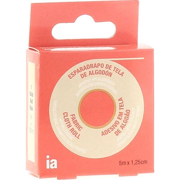 Interapothek Esparadrapo Tela Algodón 5mx1,25cm