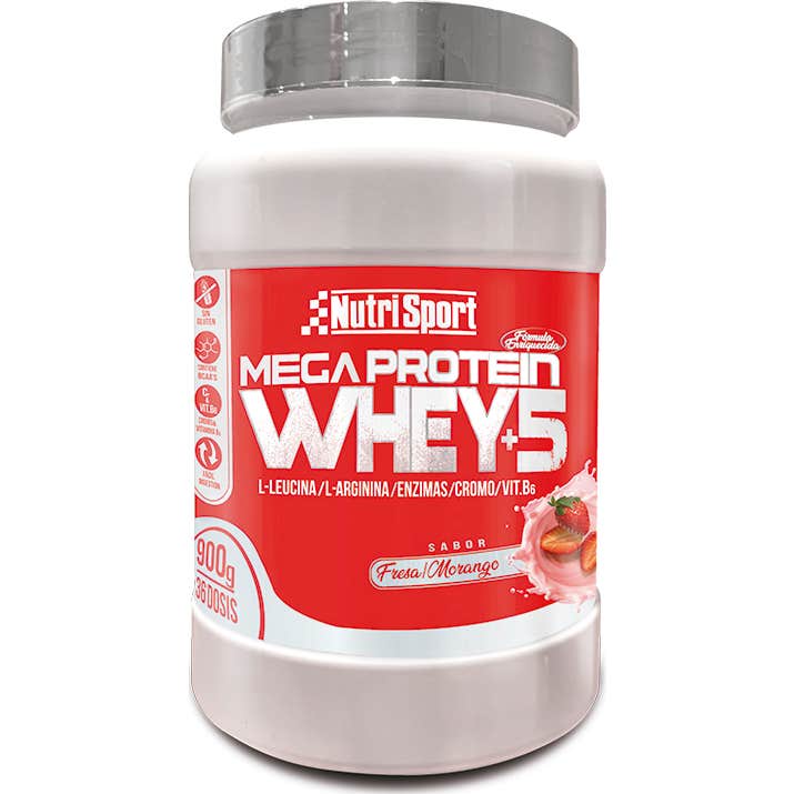 Mega Protein Nutrisport Whey 5 - Chocolate + 900 g.