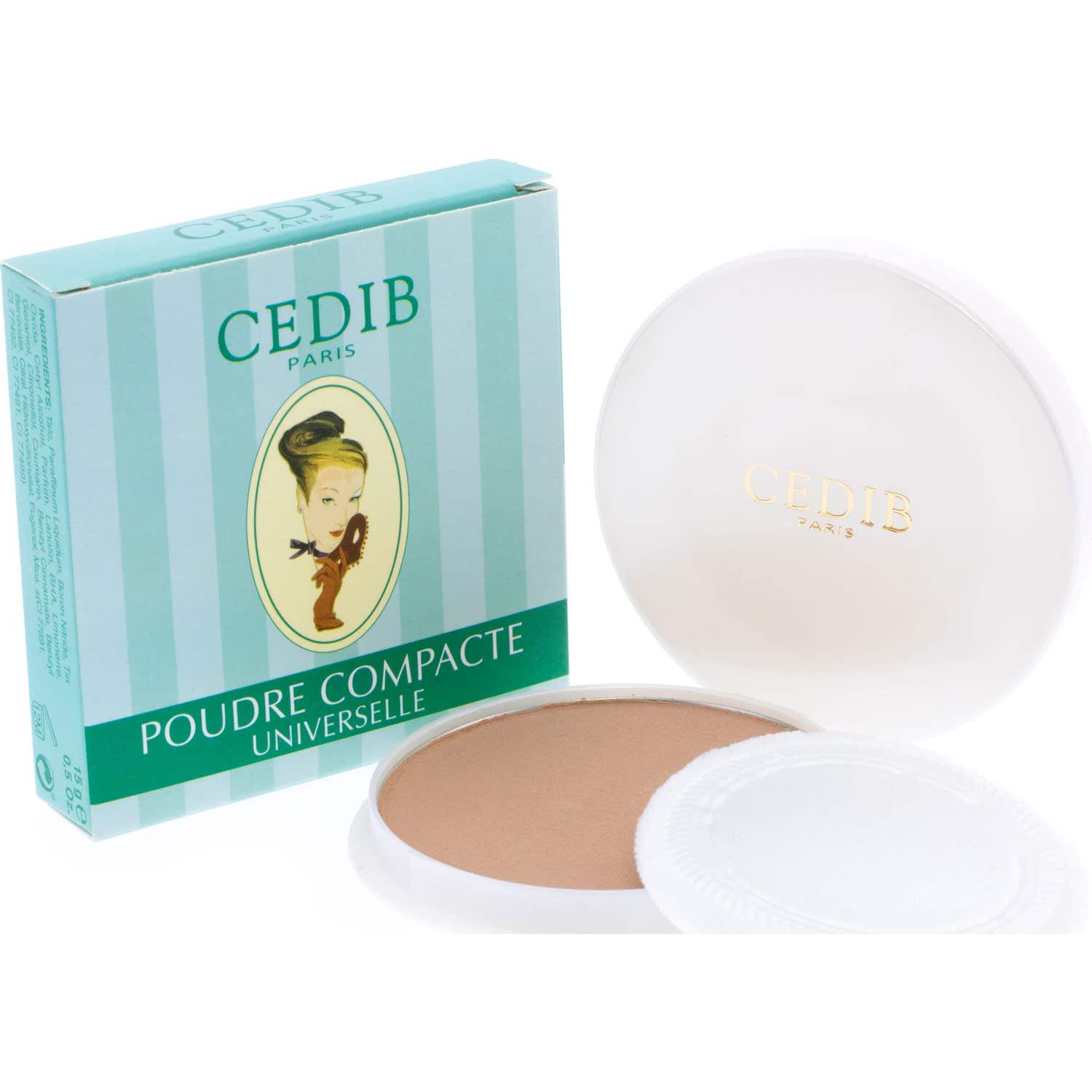 Cedib Polvo Compacto Universal 22 Natural 20g