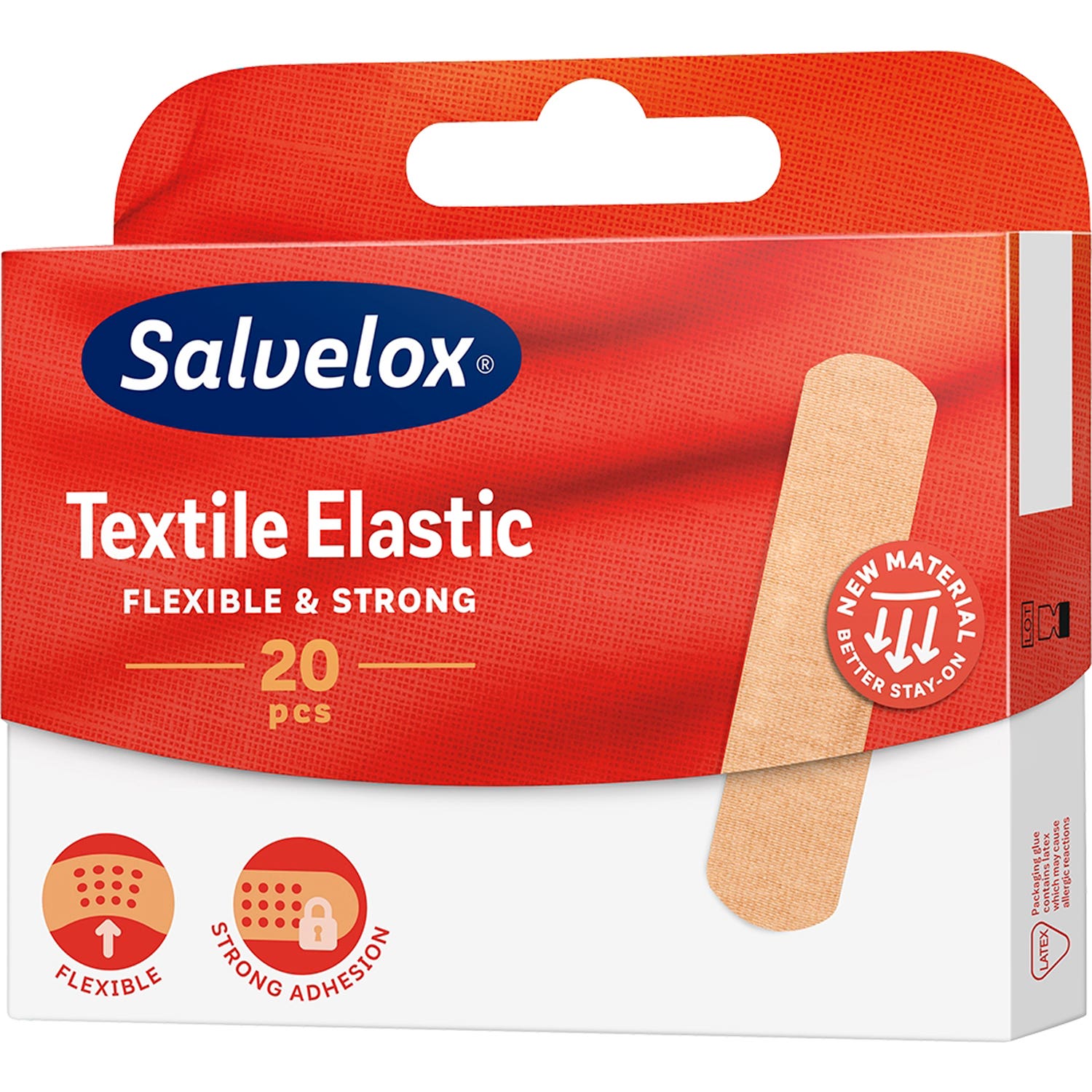 Salvelox apósito adhesivo tela 20uds