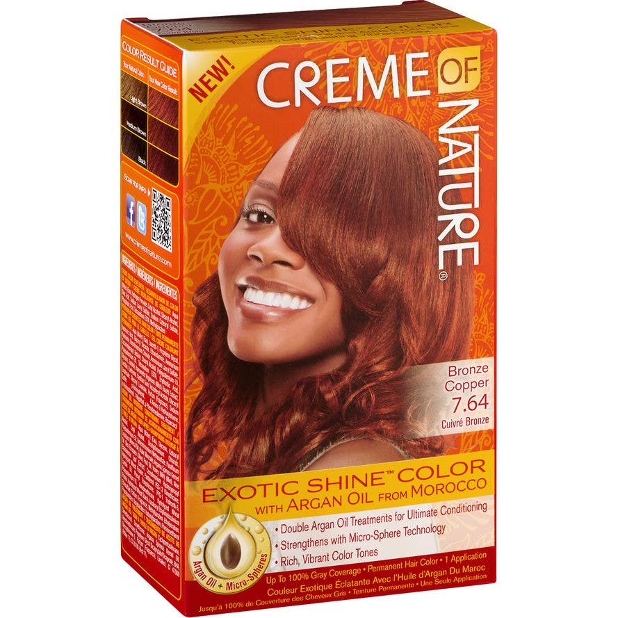 Creme Of Nature Kit Exotic Shine Color 7.64 Bronze Copper
