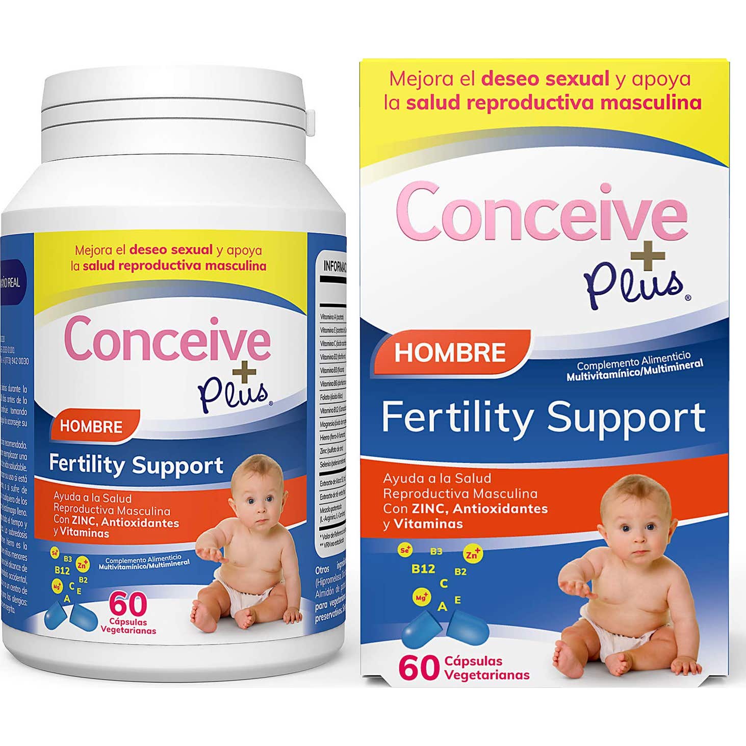 Conceive Plus Apoyo A La Fertilidad Masculina 60caps