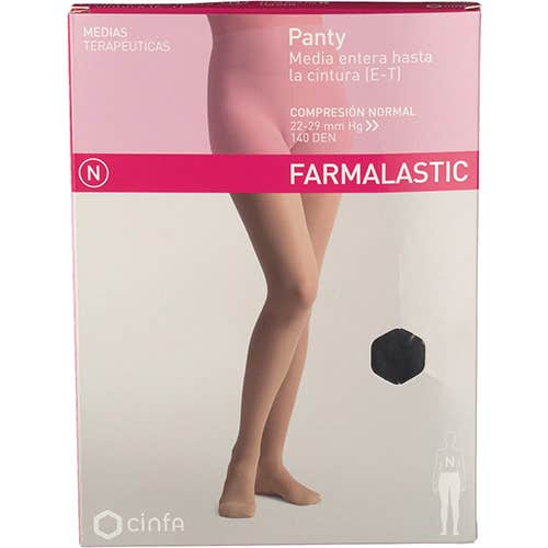 Farmalastic Panty T-Media Compresión Normal Negro