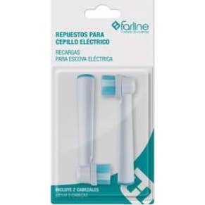 Farline Recambio Cepillo Dental Eléctrico Infantil 2 uds