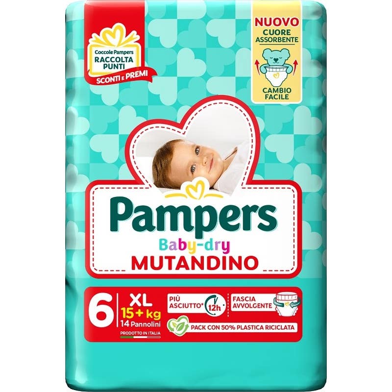 Pampers Baby Dry XL Small Pack 14uds