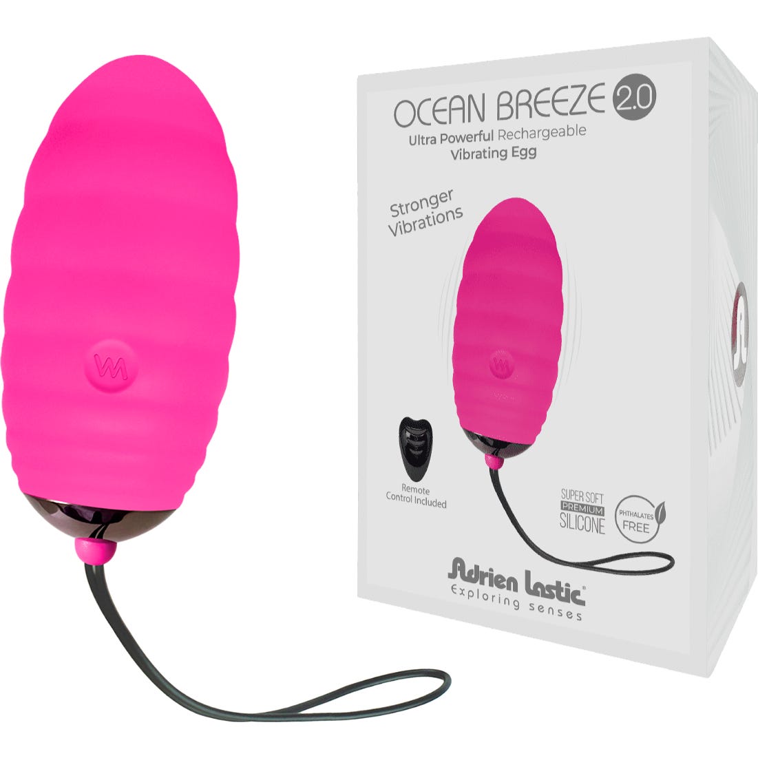 Adrien Lastic Ocean Breeze 2.0 Huevo Vibrador Recargable Ros 1ud