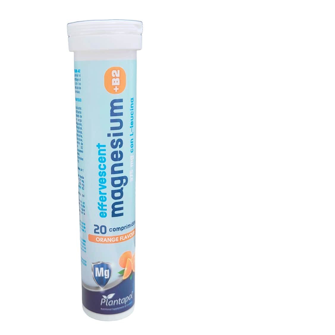 Plantapol Magnesio + Vitamina B2 375mg con L-Leucina 20caps