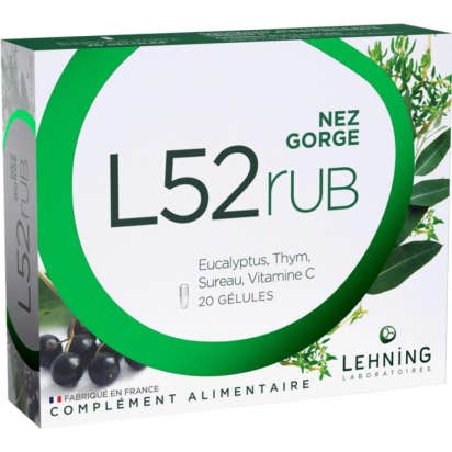 Lehning L52 Rub Nariz Garganta 20Caps