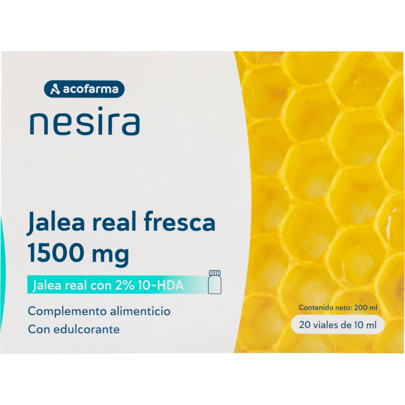 Acofarma Nesira Jalea Real Fresca 1500mg 20 viales