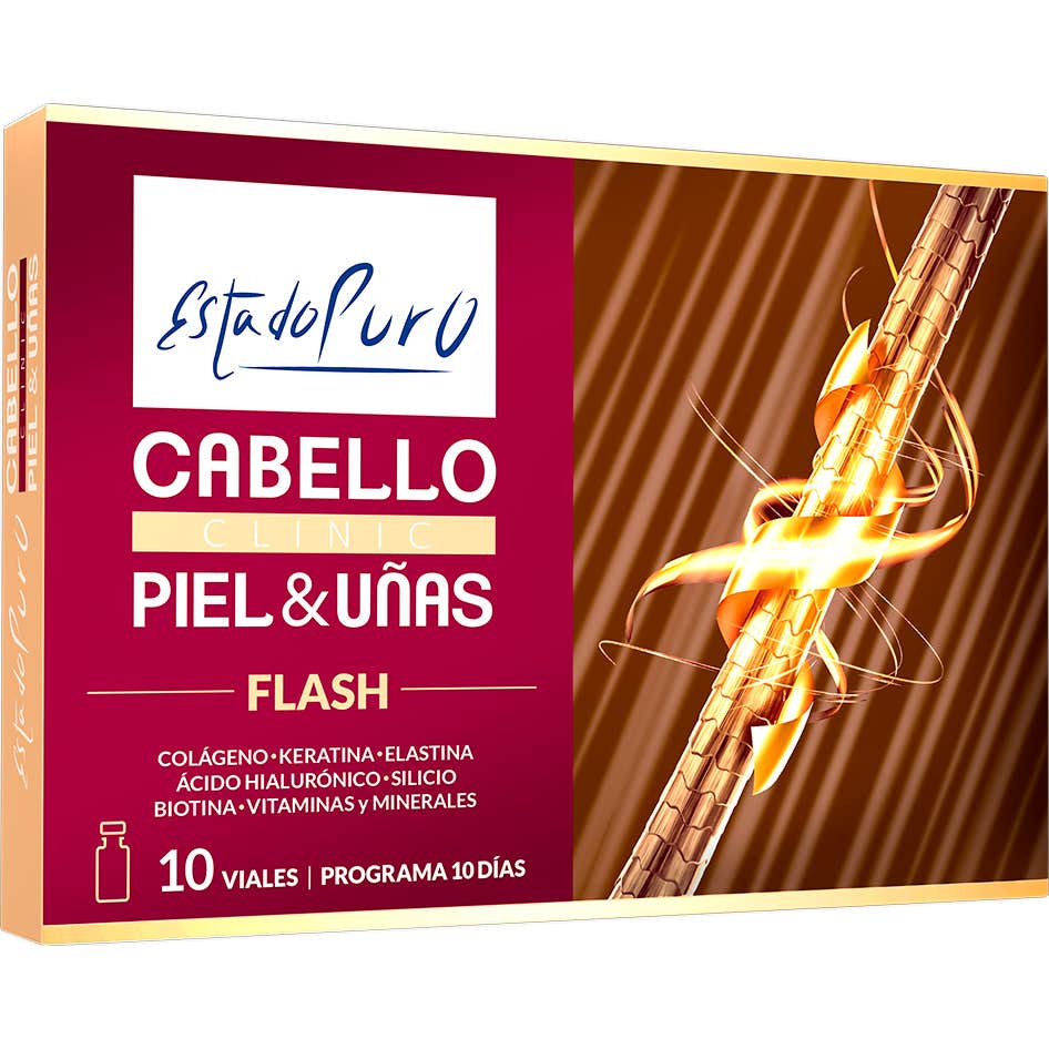 Tongil Estado Puro Cabello Piel & Uñas Clinic Flash 10viales