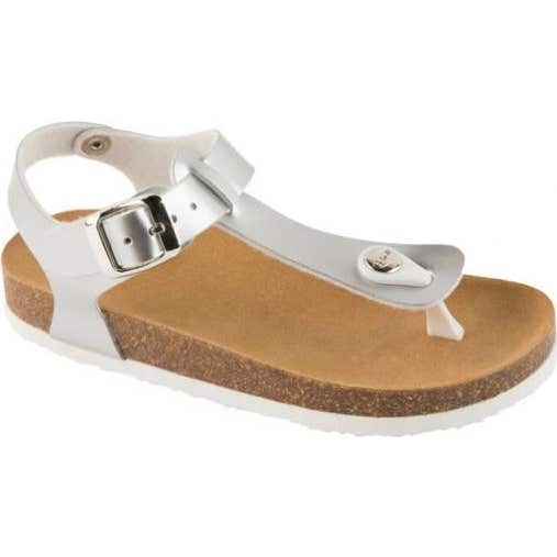 Scholl Sandalia Boa Vista Kid Plateado Talla 32 1 Par