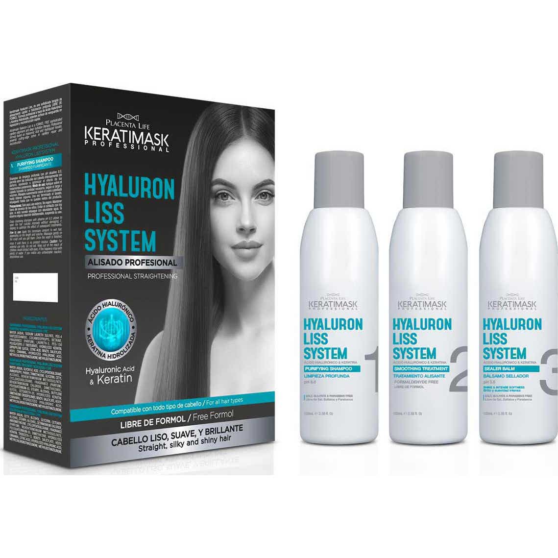 Amazonic Hyaluron Liss System Kit Alisado 1ud