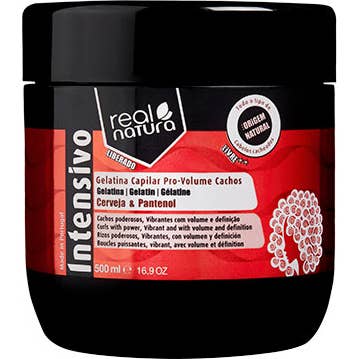 Real Natura Gelatina Capilar Pro-Volume Rizos 500 ml