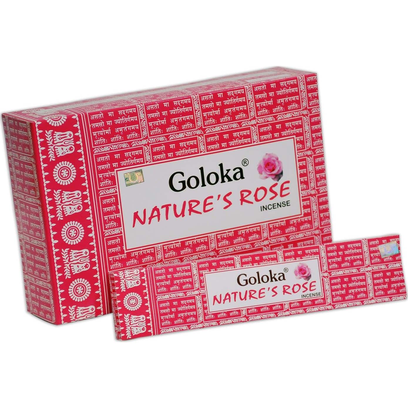 'Goloka Nature''s Incienso Rosa 12x15g'