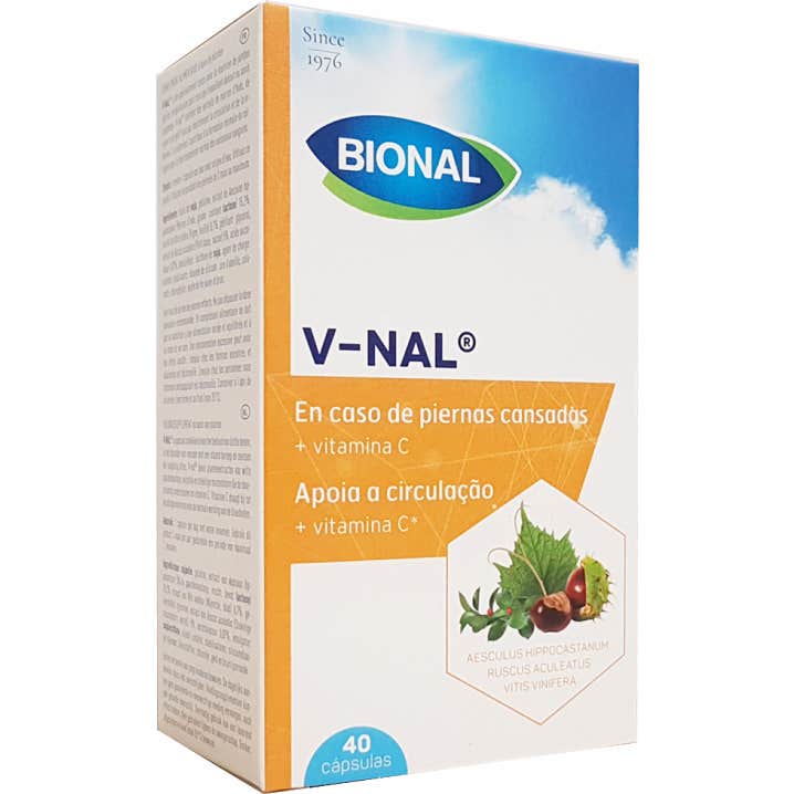 Bional Venal Con Vid Roja Piernas Cansadas Y Pesadas 40cáps.