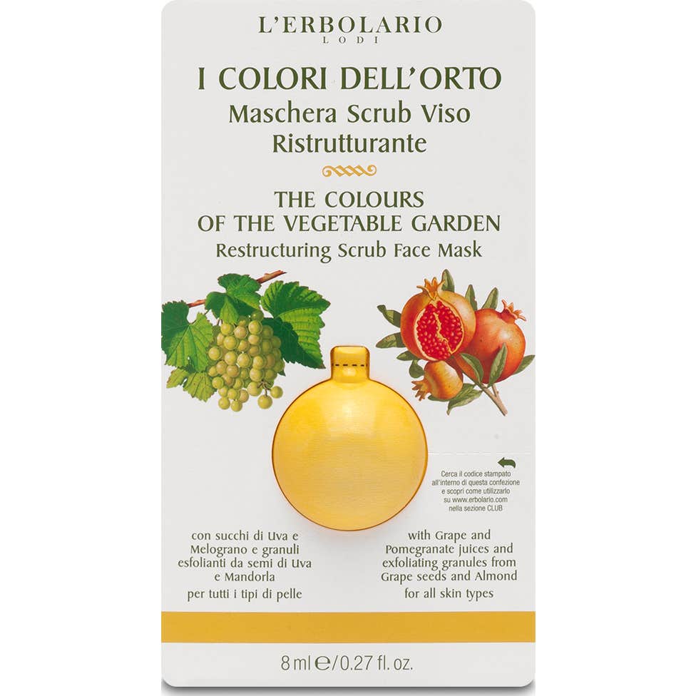 L'Erbolario Colores del Huerto Mascarilla Exfoliante 8ml