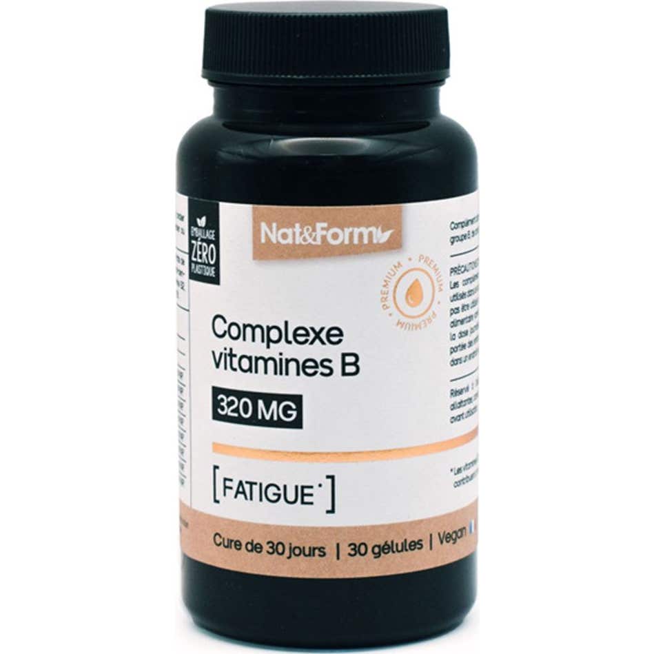 Nat&Form Complejo Vitamina B 320mg 30 Perlas