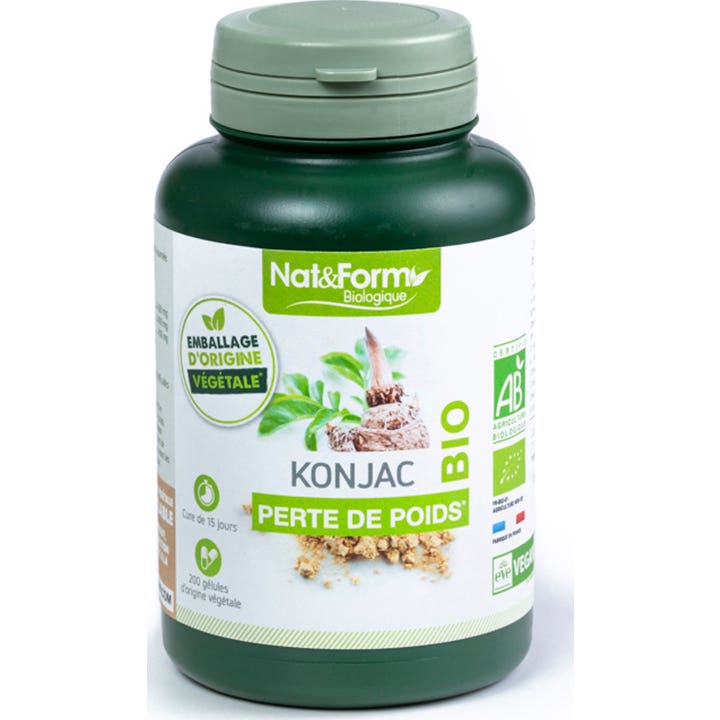 Nat&Form Konjac Bio 200 Caps
