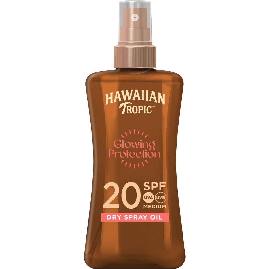 Óleo de Spray Seco Tropico Havaiano Spf20 Medium 200ml Vapo