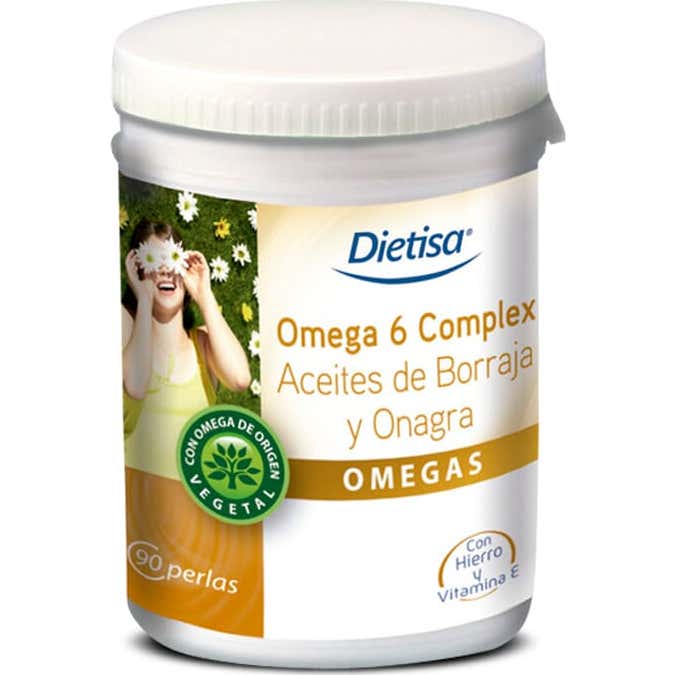 Dietisa Omega 6 Complex Aceite de Borraja y Onagra 90 Perlas