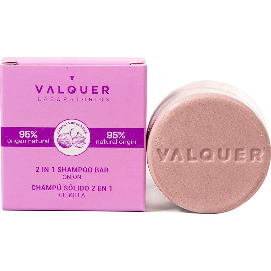 Valquer Champú Sólido 2 en 1 Cebolla 70g