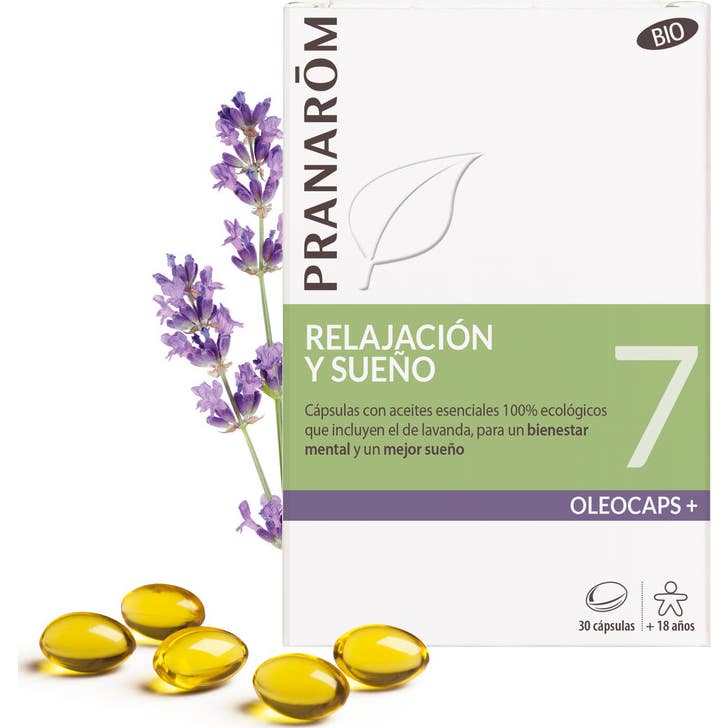 Pranarôm Oleocaps+ 7 Relajación y Sueño BIO 30caps