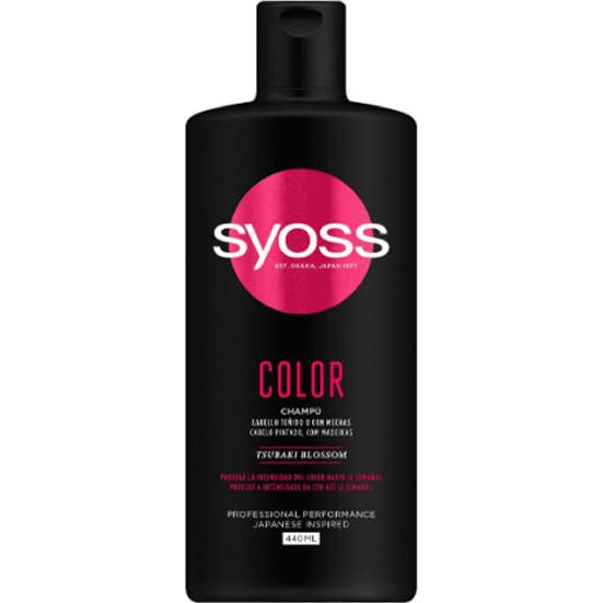 Syoss Shampoo Cabello Teñido Color Tech 440ml