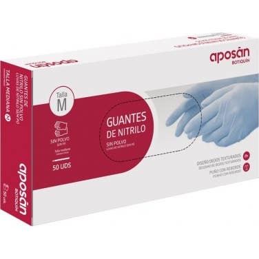 Aposan guantes Nitrilo 50 uds