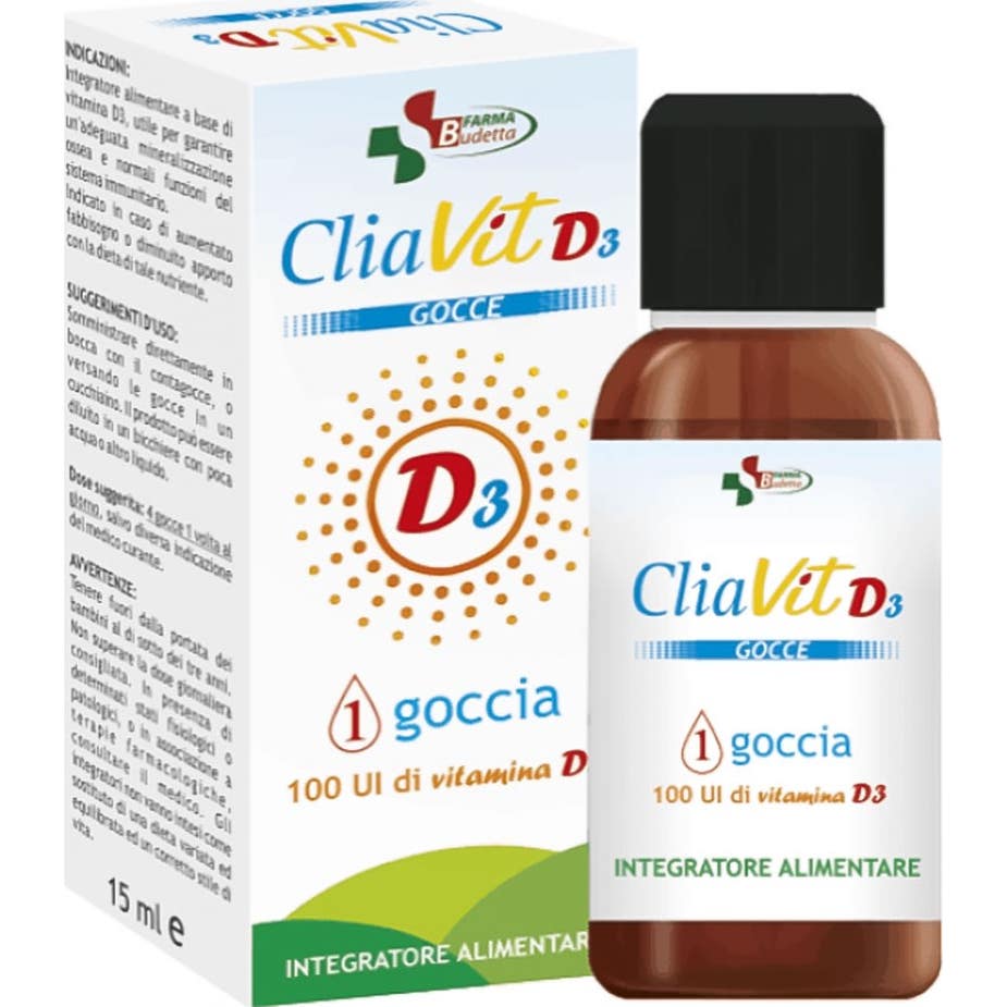Cliavit D3 gotas de BUDETTA FARMA | Natural Doctor