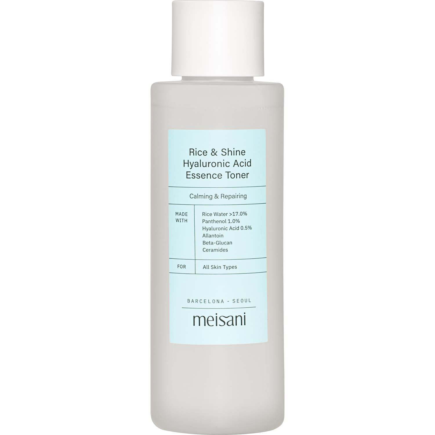 Meisani Rice and Shine Hyaluronic Acid Essence Toner 150ml