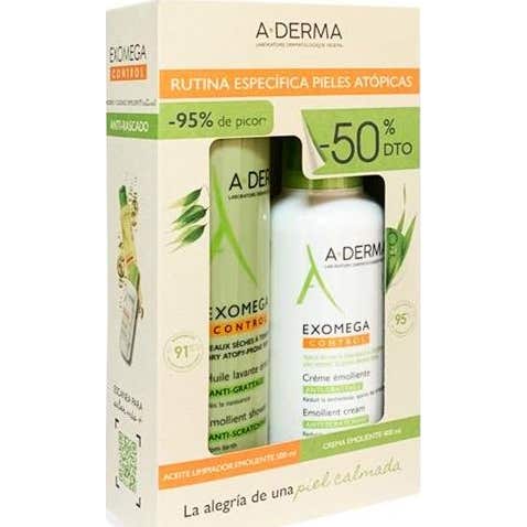 A-Derma Pack Exomega Aceite 500 ml + Crema 400 ml