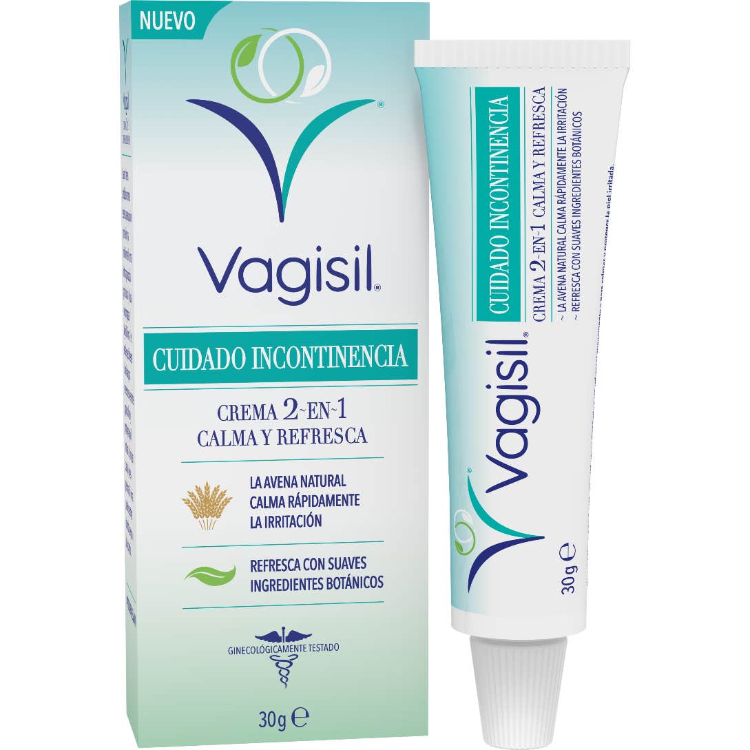 Vagisil Cuidado Incontinencia Crema 2 en 1 Calma y Refresca 30g