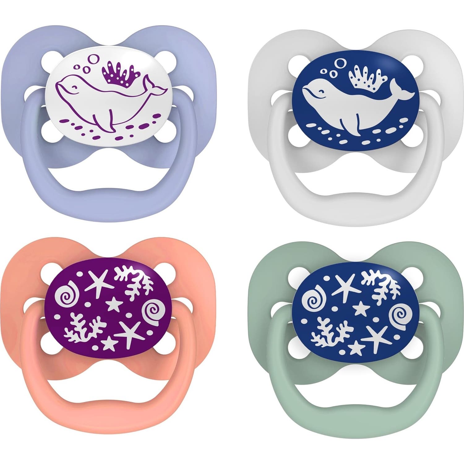 'Dr Brown''s Chupete Silicona Advantage Reversible Nocturno T1 Colores Surtidos 0-6 meses'