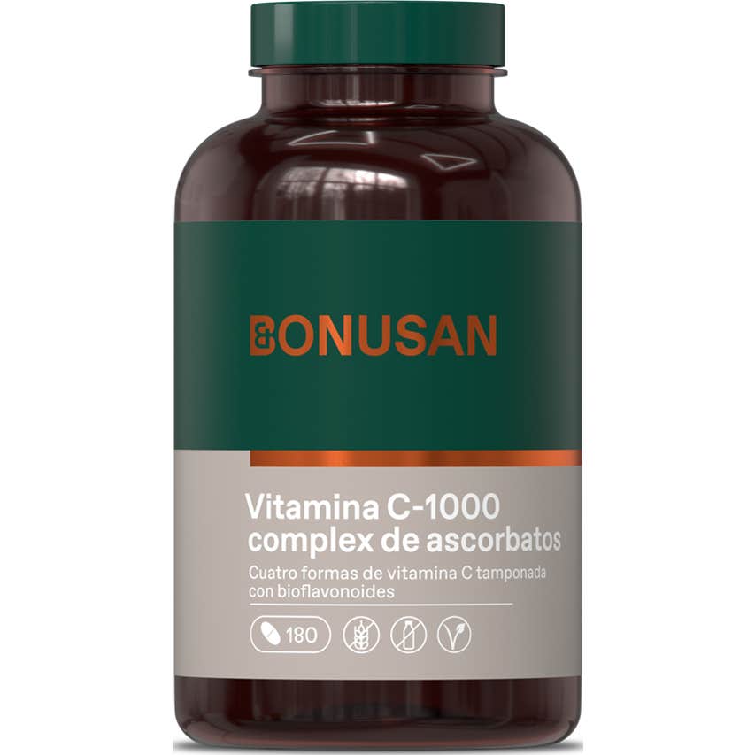 Bonusan Vitamina C 1000 Complejo De Ascorbatos 180Comp