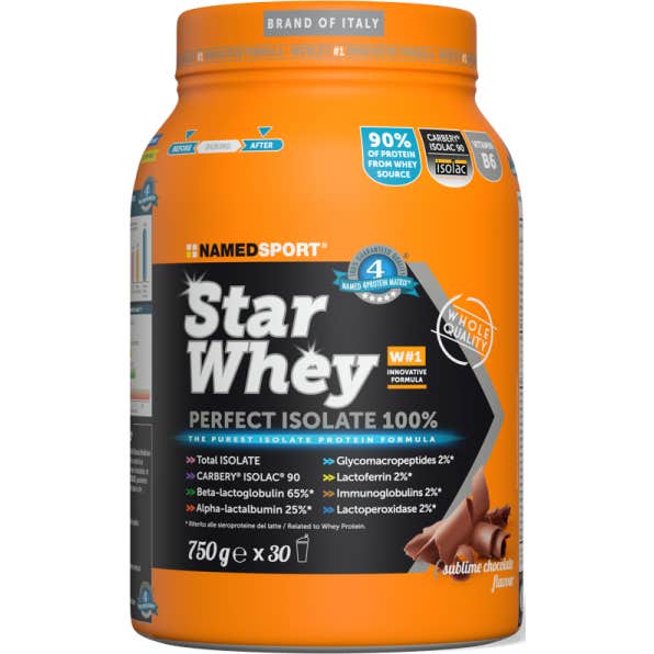 Named Namedsport Star Whey Isolate Sublime Chocolate 750G