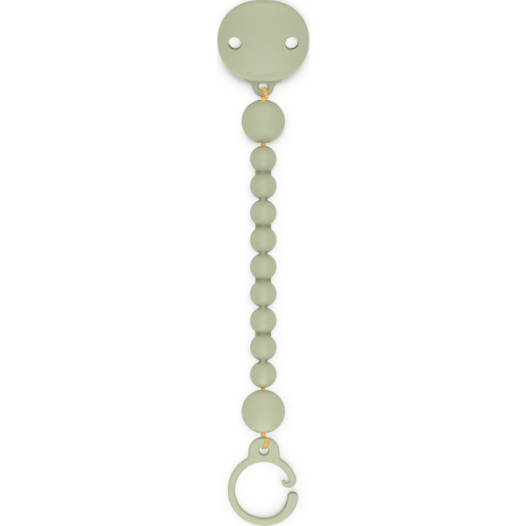 Suavinex Broche de Pinza Silicona Bolita Verde 1 ud