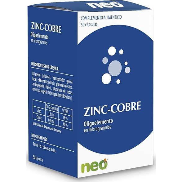 Neo Zinc-cobre 50 caps
