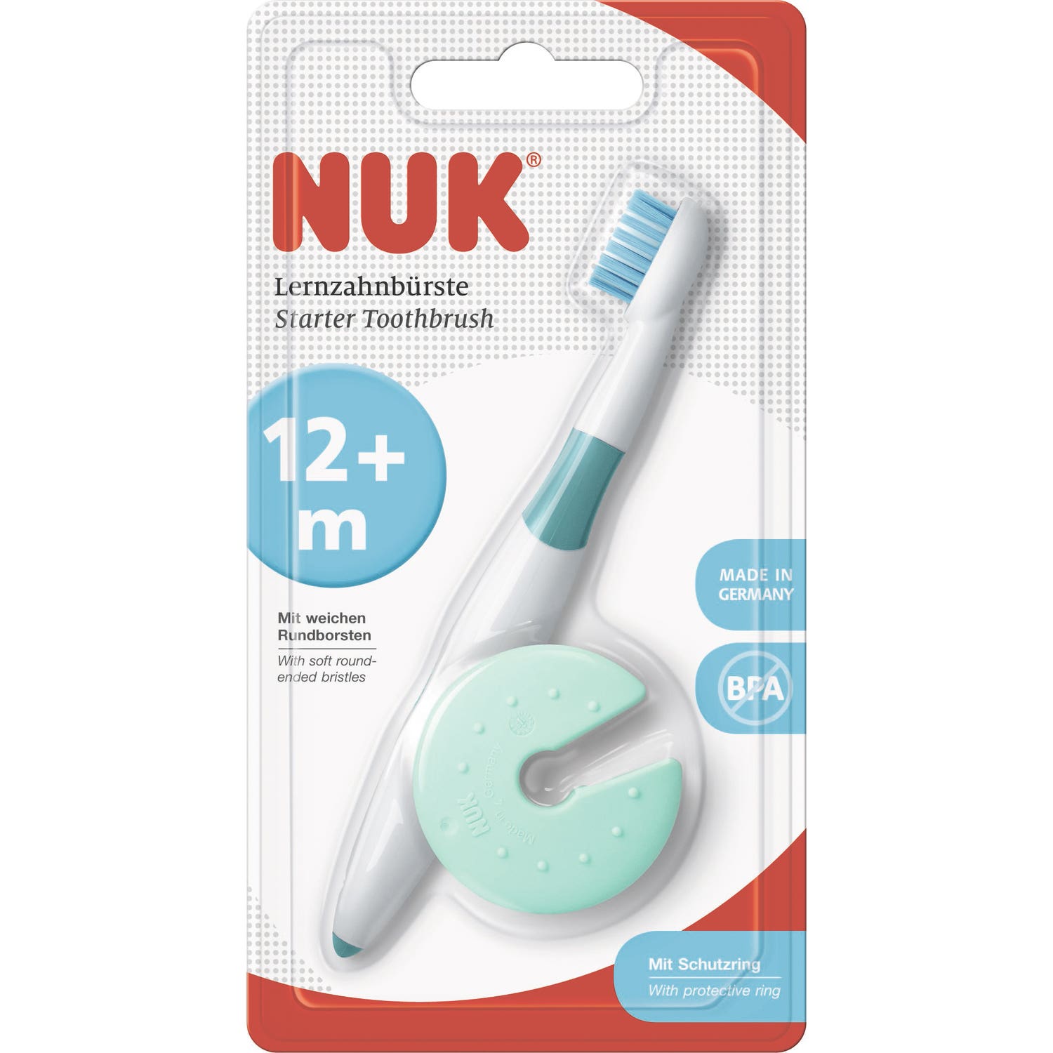 Nuk Cepillo Dental Educativo 12-36M Verde 1ud