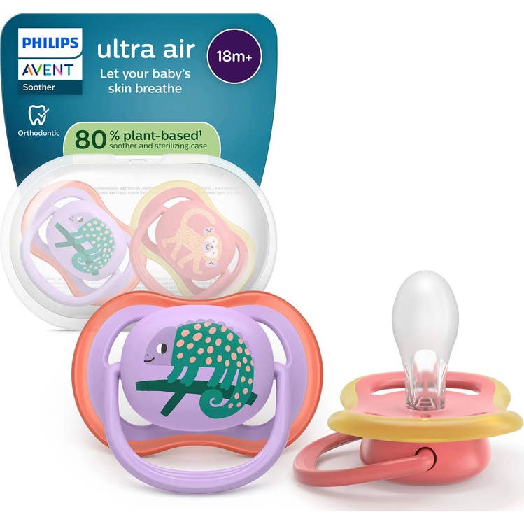 Philips Avent Ultra Air Chupete Camaleón Mono 18M+ 2uds