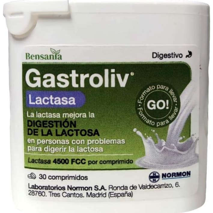 Normon Gastroliv Lactasa 30comp