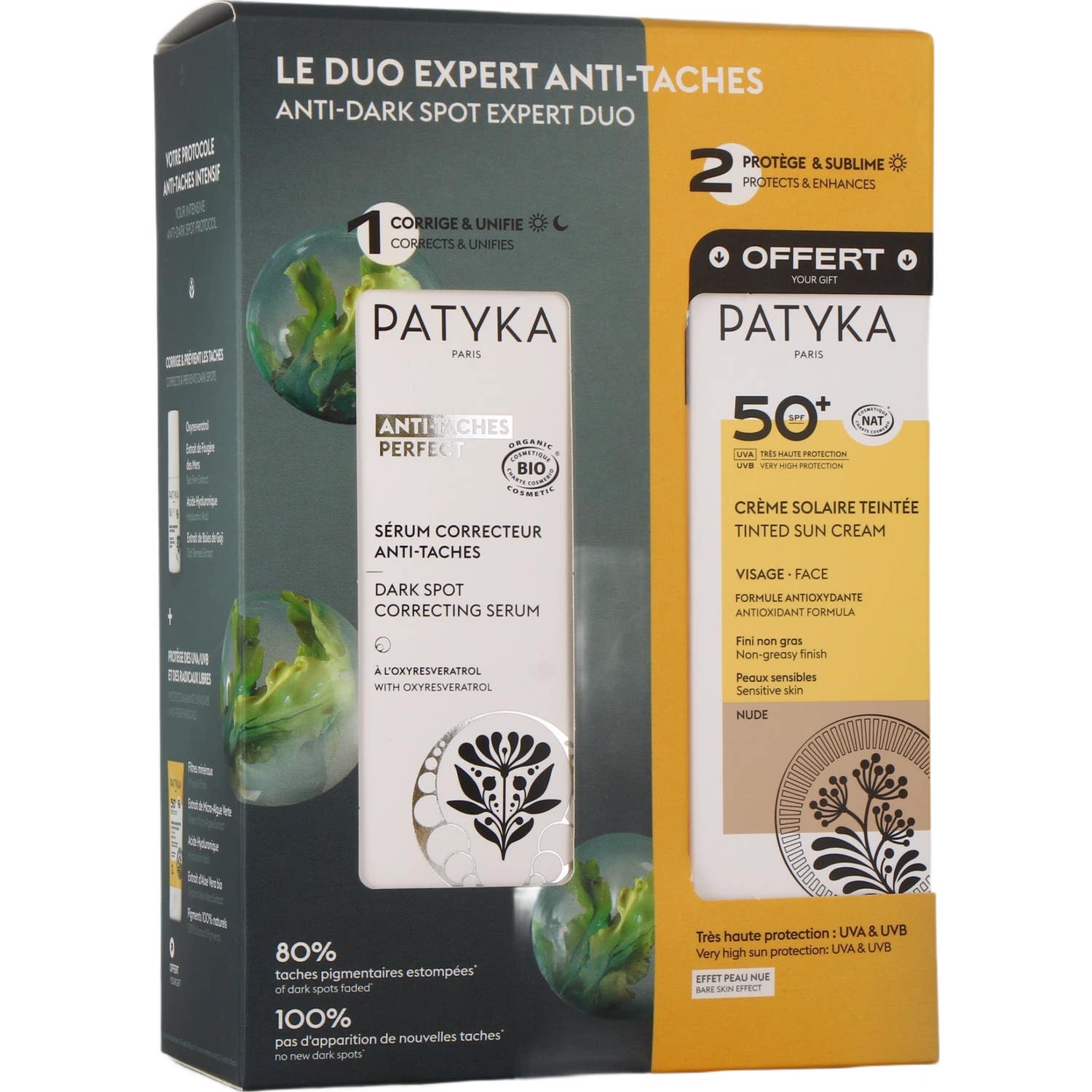 Patyka Cofre Dúo Experto Antimanchas Sérum + Crema Solar Color