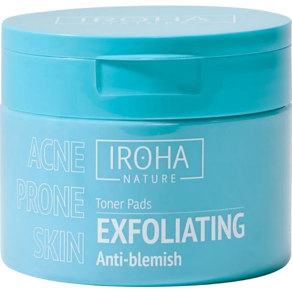 Iroha Nature Acne Prone Skin Discos Tónico Exfoliante 50 uds