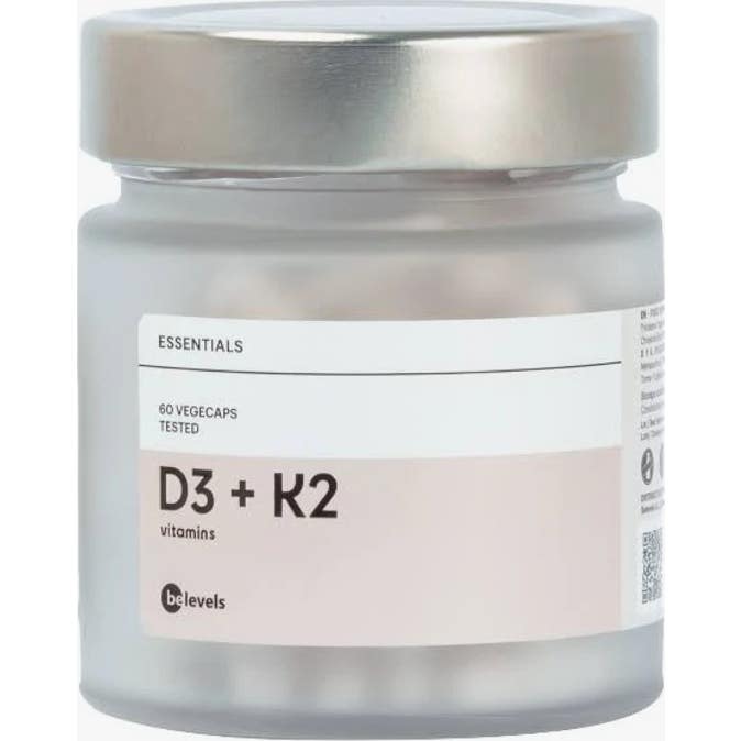 Essential Be Levels D3+K2 60caps | Natural Doctor