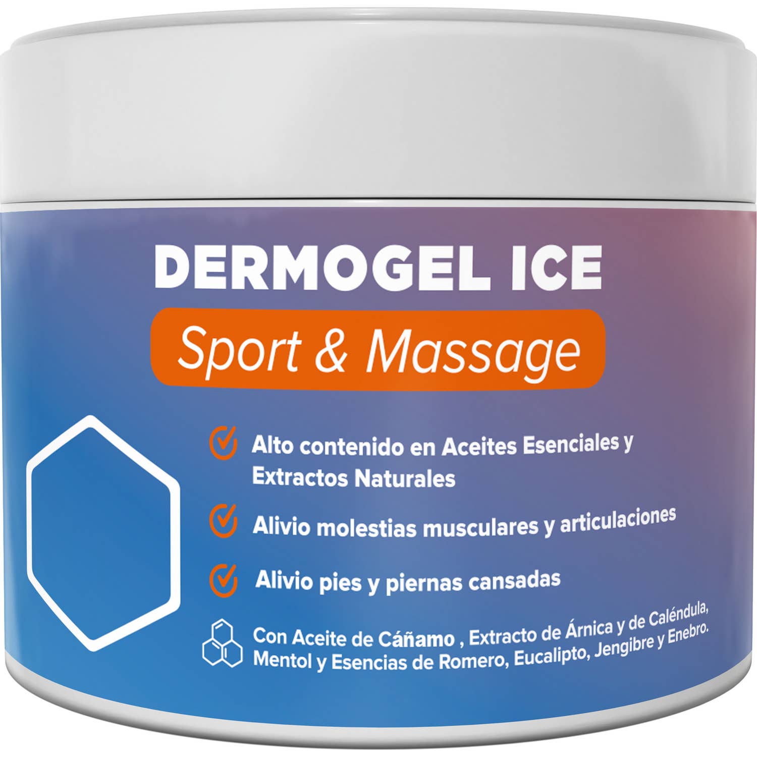 QKnatur Dermogel Ice Sport & Massage Aceite de Cáñamo 300ml