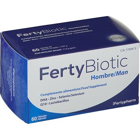 Fertypharm Hombre Fertybiotic 60 Cápsulas - Imagen 3