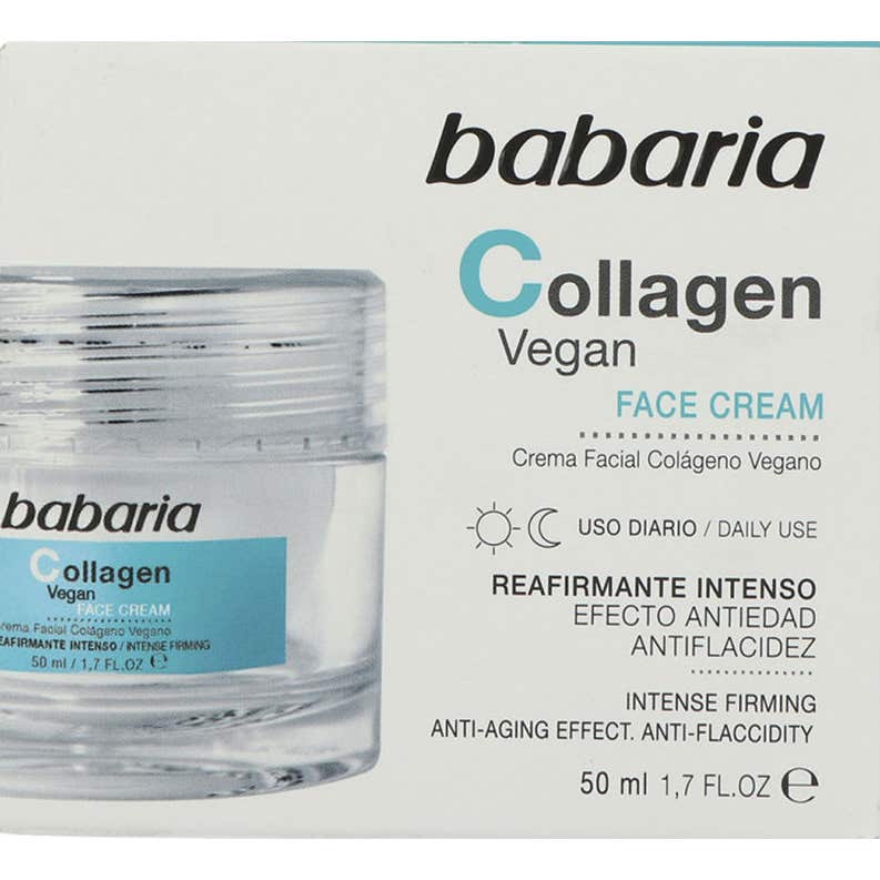 Babaria Collagen Vegan Crema Facial Reafirmante Antiedad 50ml